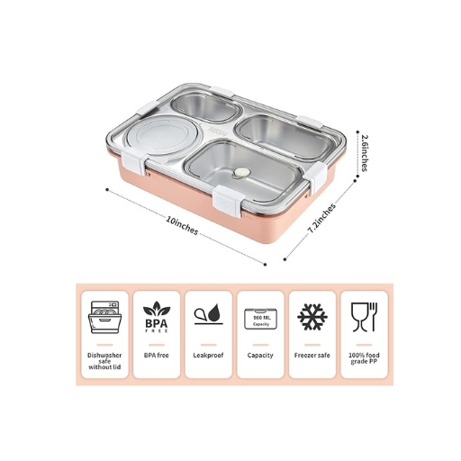 lunch box 4 compartment