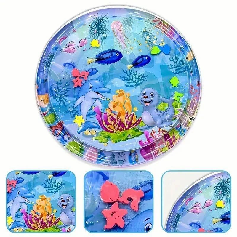 Blue Baby Play Mat Baby Water Play Mat Baby Folding Mat
