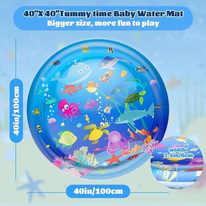 Blue Baby Play Mat Baby Water Play Mat Baby Folding Mat