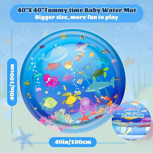 Blue Baby Play Mat Baby Water Play Mat Baby Folding Mat